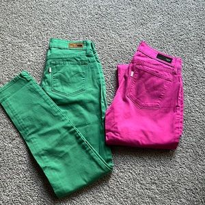 Two pairs Levi’s jeans